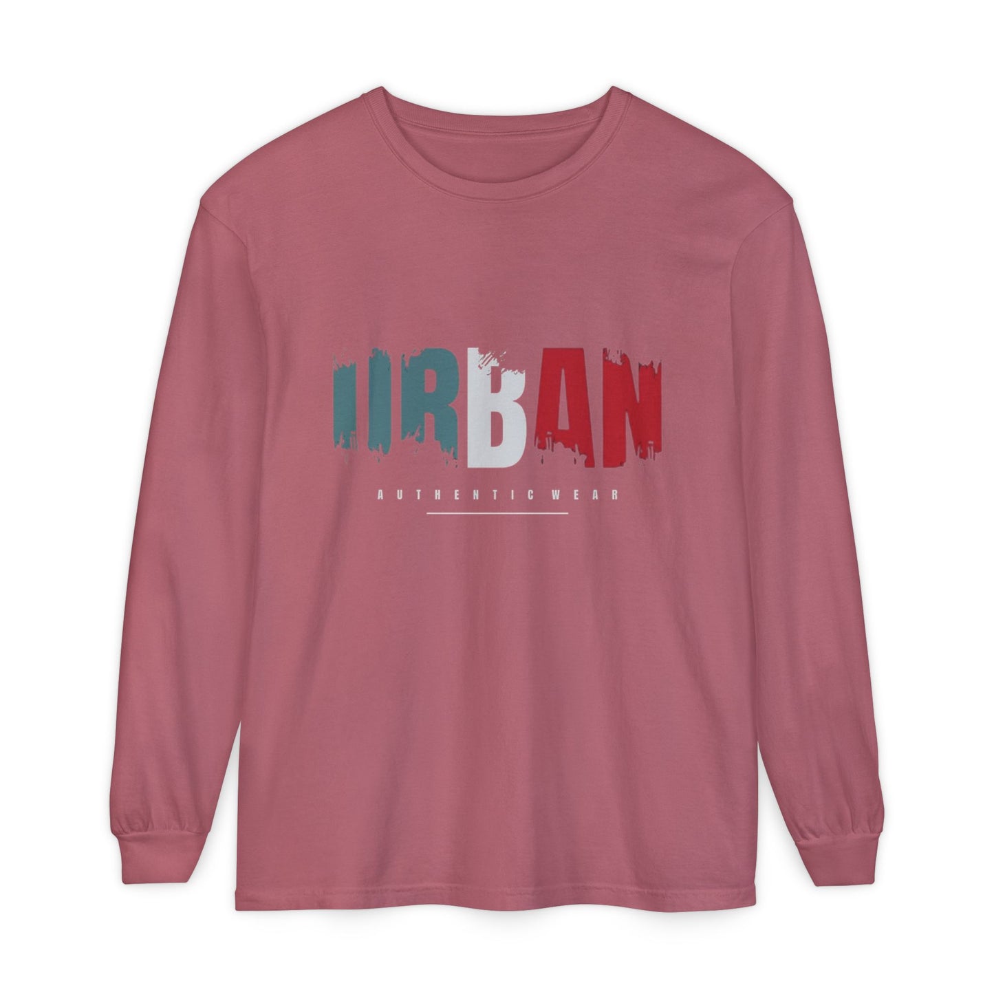 Urban Vibe Long Sleeve Tee, Stylish Apparel, Casual Wear, Street Fashion, Gift for Trendsetters, Unisex Graphic Shirt