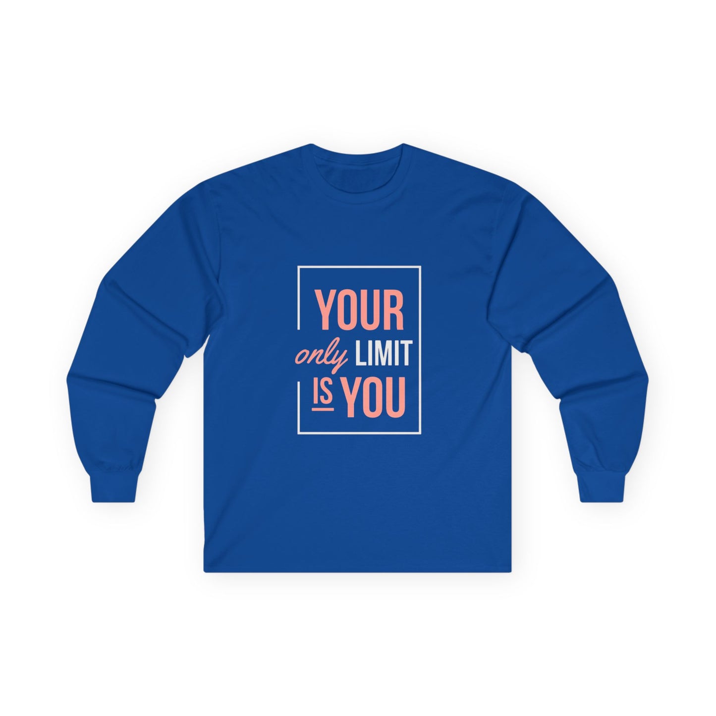 Inspirational Long Sleeve Tee - Motivational Shirt for Personal Growth, Unisex Cotton T-Shirt, Gift for Friends, Positive Affirmation Wear