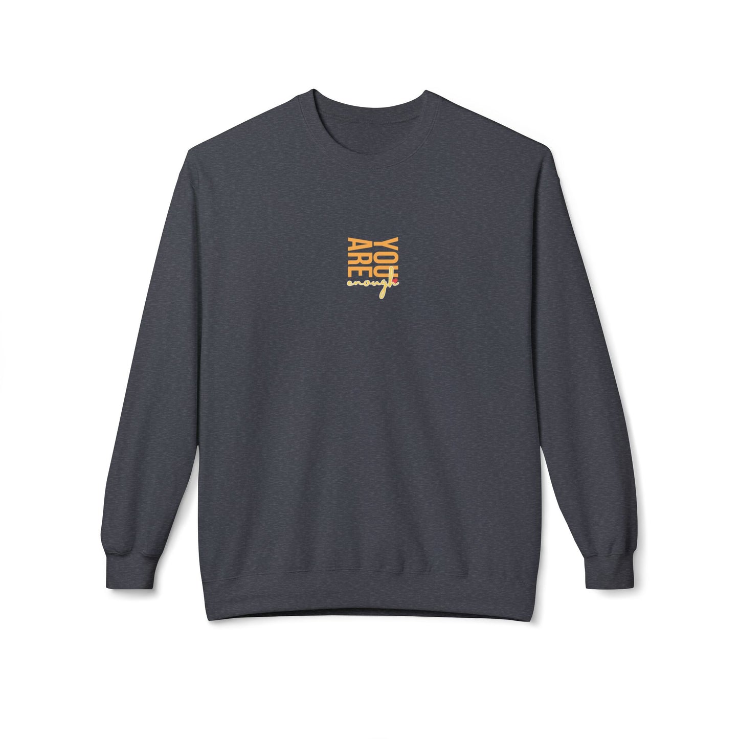 Black Blessed & Beautiful Fleece Sweatshirt, Unisex Crewneck, Cozy Gift, Comfort Wear, Festival Apparel, Positive Vibes