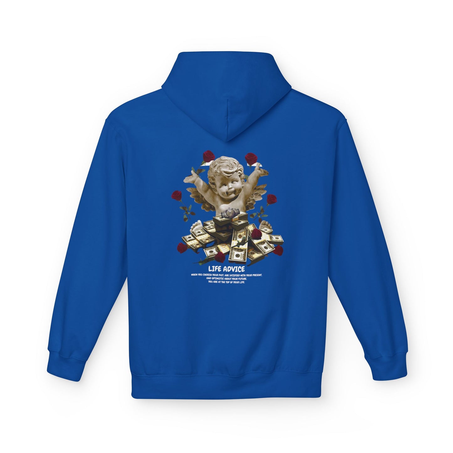 Money Vibes Fleece Hoodie - Stylish Unisex Softstyle Hoodie, Inspirational Gift, Casualwear, Trendy Apparel, Everyday Comfort