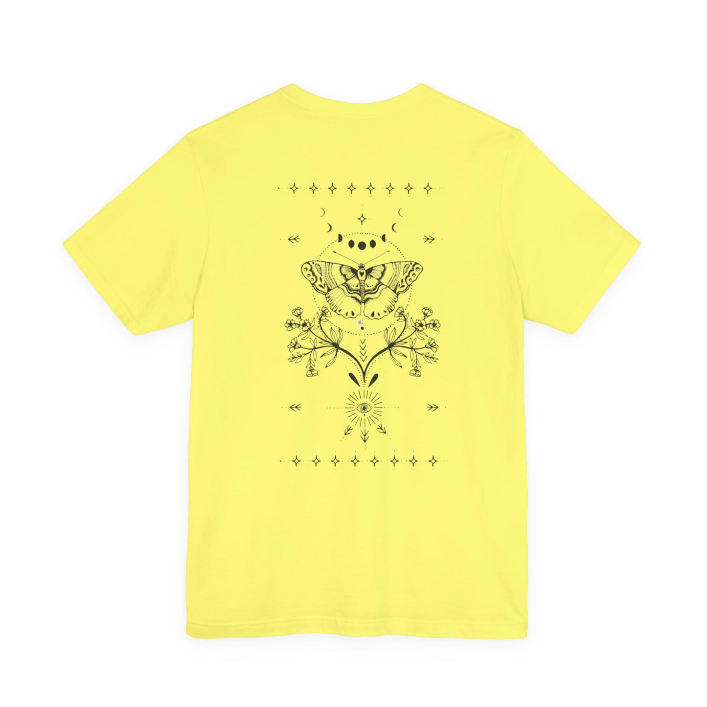Butterfly Floral Unisex Tee - Nature Lover Gift, Casual Wear, Graphic Tee, Birthday Present, Summer Essentials, Boho Style