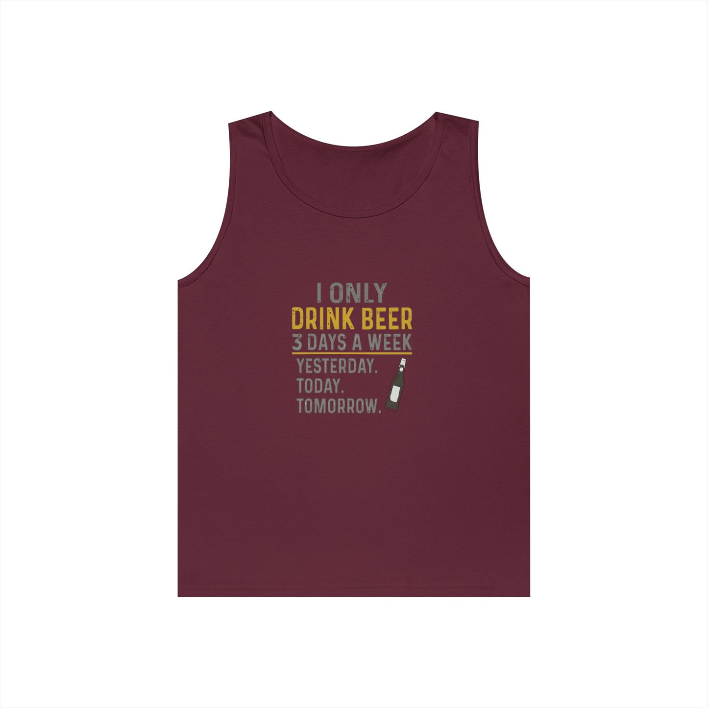 Funny Beer Tank Top, Unisex Humor Shirt, Gift for Beer Lovers, Summer Party Outfit, Casual Drinking Top