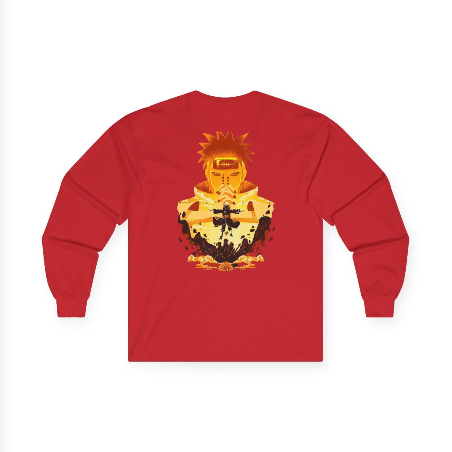 Anime-Inspired Long Sleeve Tee, Casual Wear, Graphic Tee, Unisex Shirt, Perfect Gift, Everyday Style
