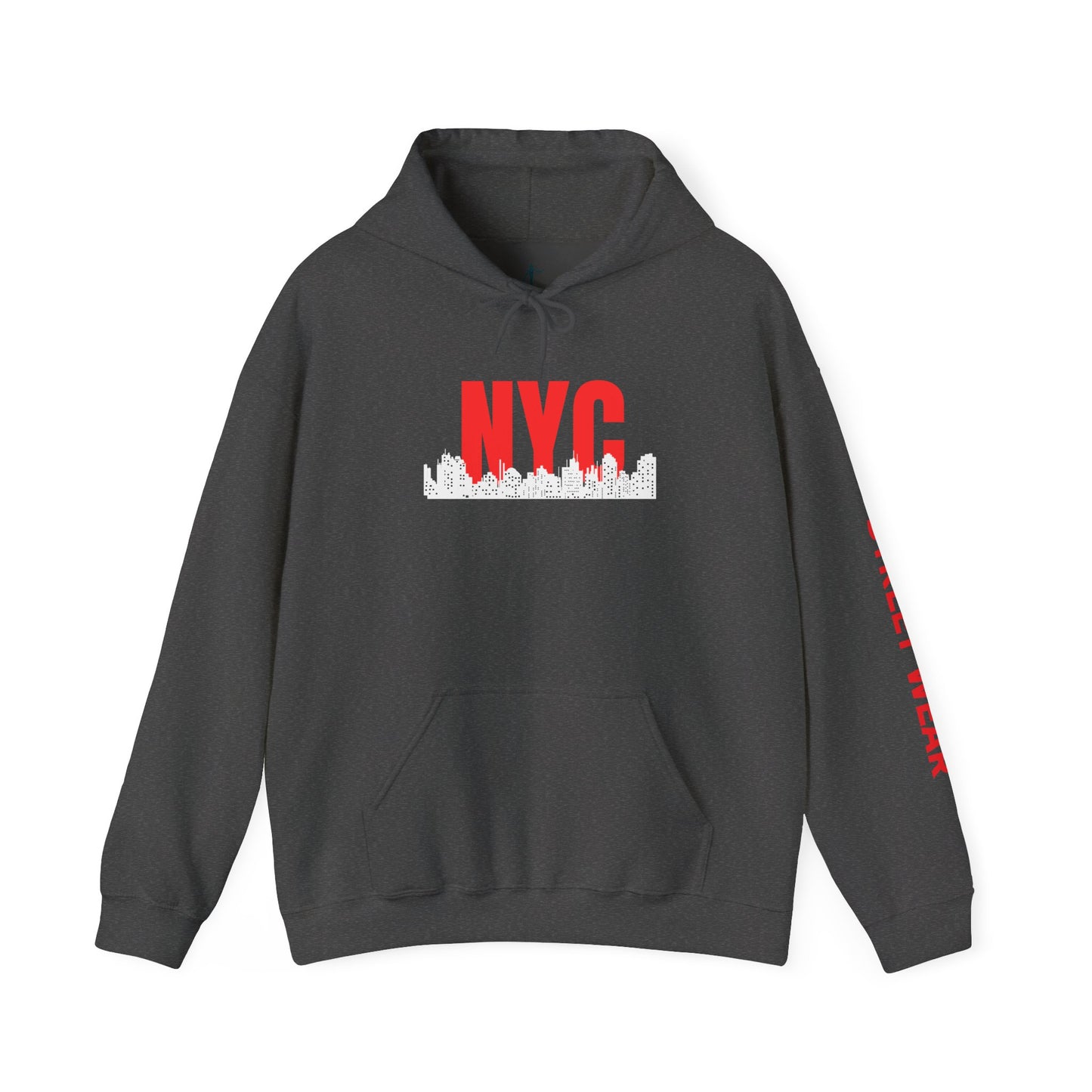 NYC Street Wear Hoodie, Unisex Heavy Blend Sweatshirt, New York Gift, Cozy Street Style, Fashion Statement, Urban Apparel