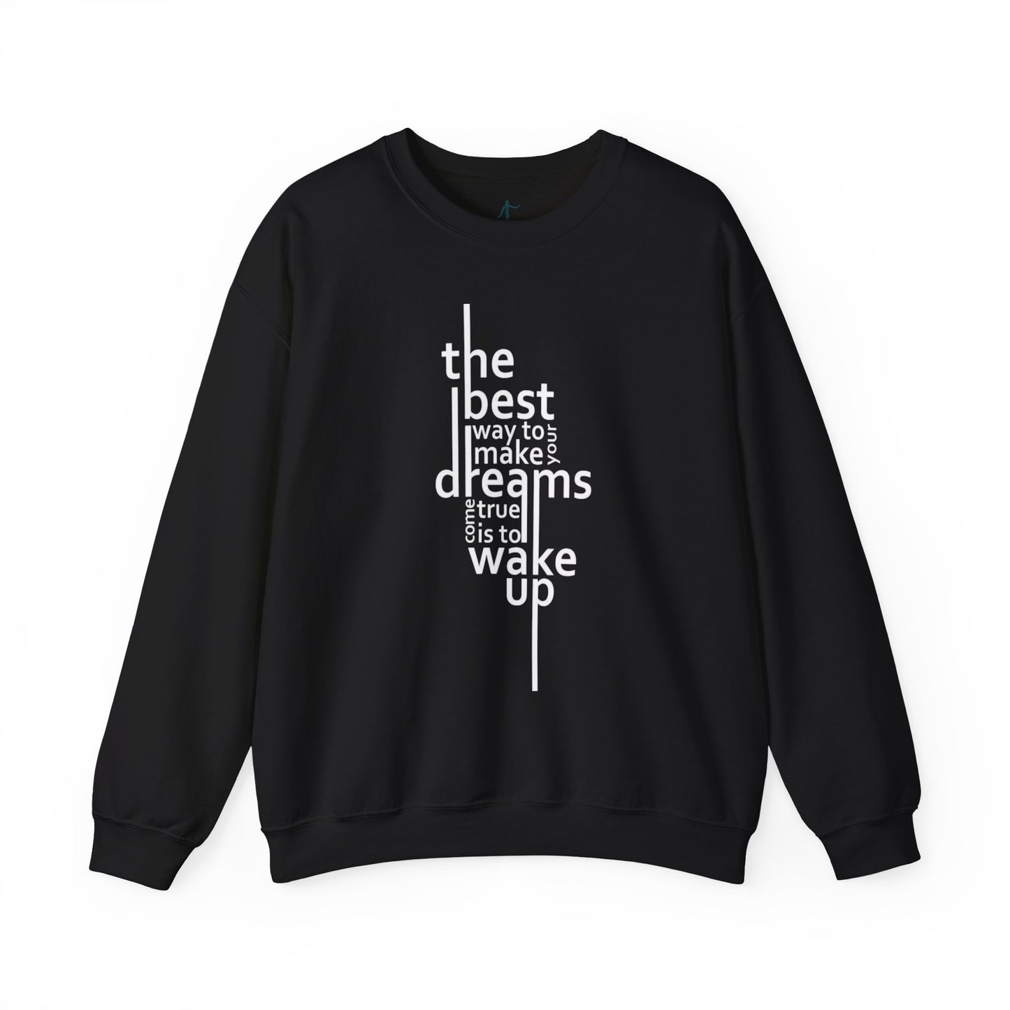 Inspirational Dreamer Crewneck Sweatshirt - Cozy Gift for Dreamers, Motivational Apparel, Casual Fall Wear, Cozy Lounge Style,