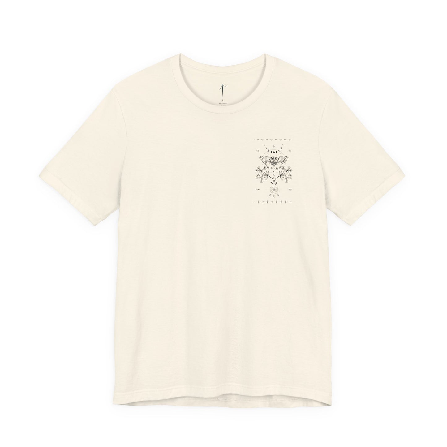 Butterfly Floral Unisex Tee - Nature Lover Gift, Casual Wear, Graphic Tee, Birthday Present, Summer Essentials, Boho Style