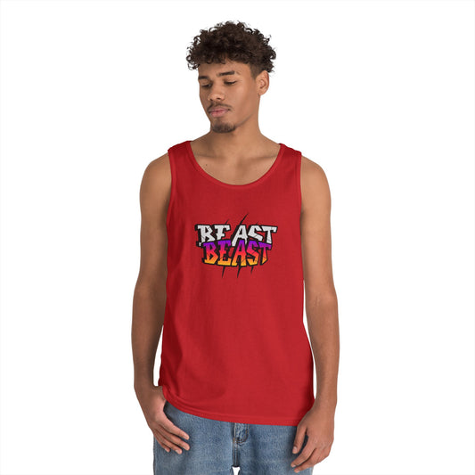 Vibrant Beast Blast Tank Top | Ultimate Summer Workout Gear, Gym Wear, Fitness Apparel, Festival Outfit, Graphic Tees