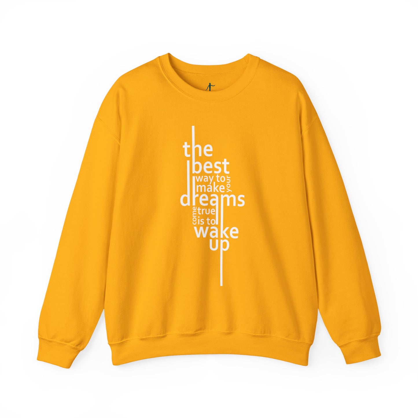 Inspirational Dreamer Crewneck Sweatshirt - Cozy Gift for Dreamers, Motivational Apparel, Casual Fall Wear, Cozy Lounge Style,