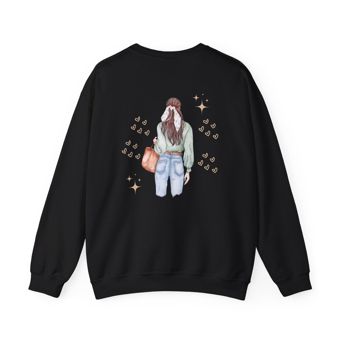 Empowering Girl Power Sweatshirt, Cozy Crewneck, Feminine Style, Gift for Her, Casual Fashion, Everyday Comfort