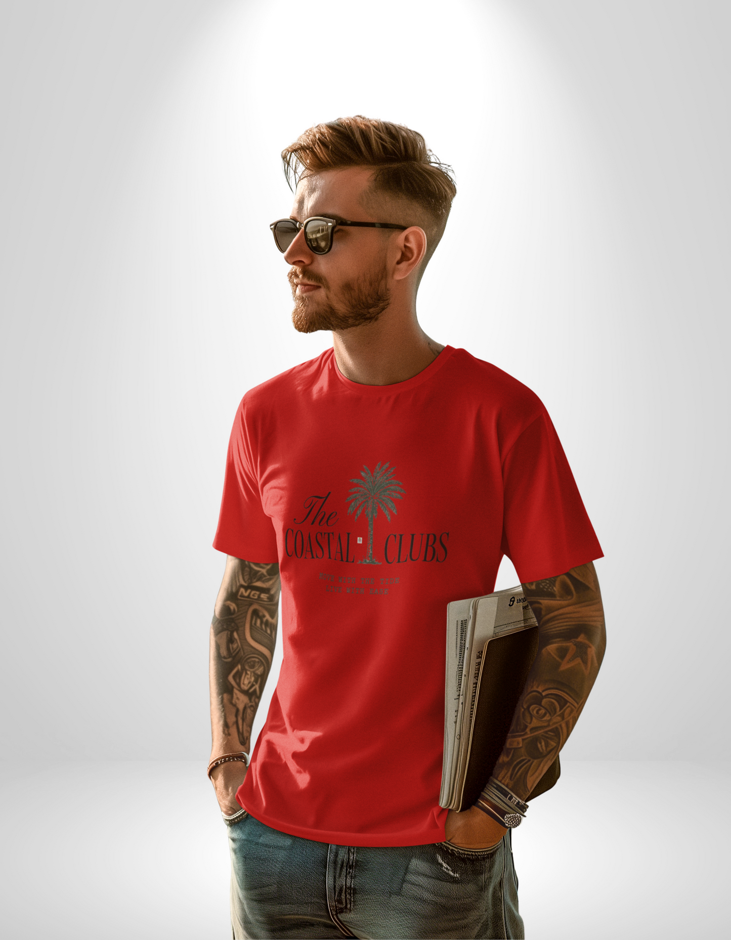 Coastal Clubs T-Shirt | Relaxed Beach Vibe | Perfect for Summer, Vacation, Gifts, Relaxation, Casual Wear