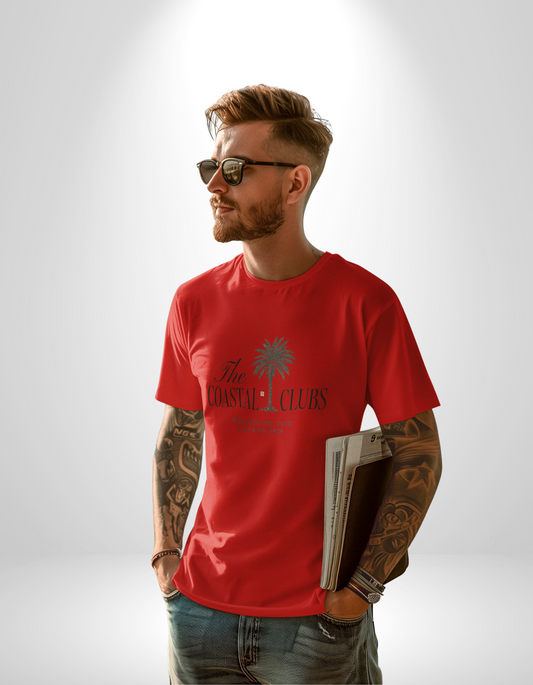 Coastal Clubs T-Shirt | Relaxed Beach Vibe | Perfect for Summer, Vacation, Gifts, Relaxation, Casual Wear
