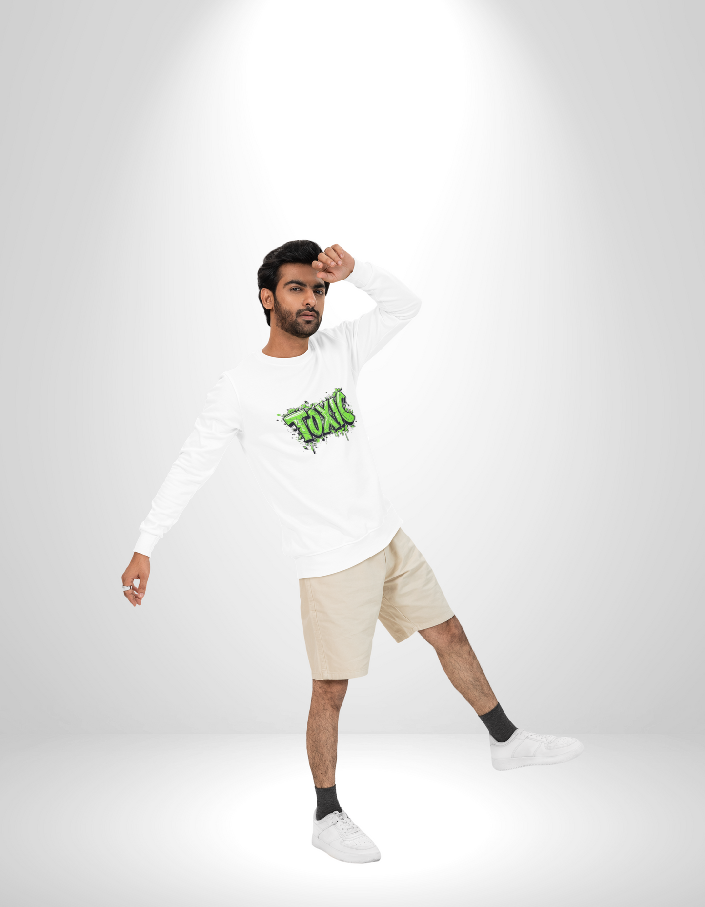 Toxic Graphic Long Sleeve Tee | Unisex T-Shirt, Casual Streetwear, Gift for Teens, Halloween Apparel, Edgy Fashion